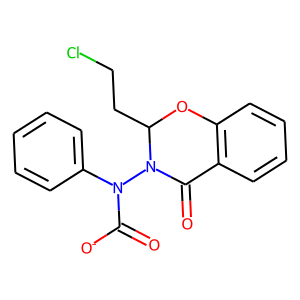 2-(2-CHLOROETHYL)-4-OXO-3,4-DIHYDRO-2H-1,3-BENZOXAZIN-3-YLN-PHENYLCARBAMATE