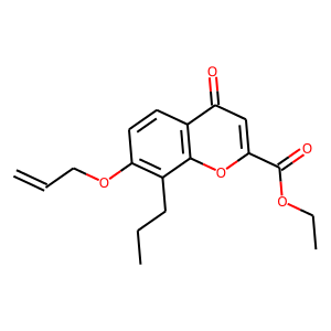 ETHYL7-(ALLYLOXY)-4-OXO-8-PROPYL-4H-CHROMENE-2-CARBOXYLATE