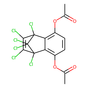 6-(ACETYLOXY)-1,8,9,10,11,11-HEXACHLOROTRICYCLO[6.2.1.0(2,7)]UNDECA-2,4,6,9-TETRAEN-3-YLACETATE