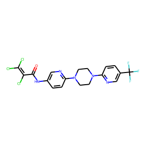 2,3,3-TRICHLORO-N-(6-(4-[5-(TRIFLUOROMETHYL)PYRIDIN-2-YL]PIPERAZINO)PYRIDIN-3-YL)ACRYLAMIDE