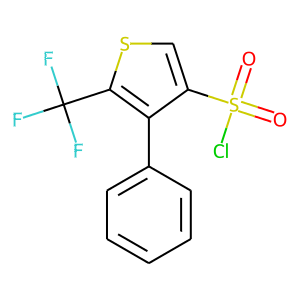 4-PHENYL-5-(TRIFLUOROMETHYL)THIOPHENE-3-SULFONYLCHLORIDE