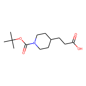 1-Boc-piperidin-4-ylpropionic acid