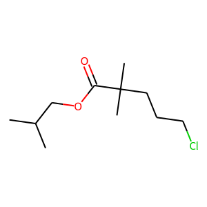 Isobutyl5-chloro-2,2-dimethylvalerate