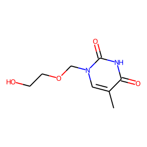 1-(2-Hydroxyethoxy)methyl-5-methyluracil