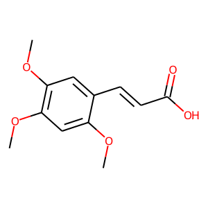 2,4,5-Trimethoxycinnamic acid