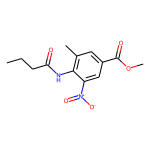 Methyl 4-(butyrylamino)-3-methyl-5-nitrobenzoate