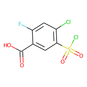 4-Chloro-5-chlorosulfonyl-2-fluorobenzoic acid