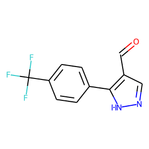 3-[4-(Trifluoromethyl)phenyl]-1H-pyrazole-4-carbaldehyde