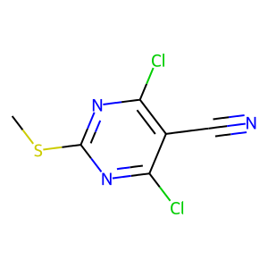 4,6-Dichloro-2-(methylthio)pyrimidine-5-carbonitrile