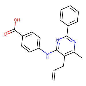 4-[(5-Allyl-6-methyl-2-phenyl-4-pyrimidinyl)amino]benzoic acid