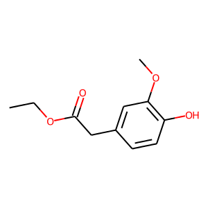 4-Hydroxy-3-methoxyphenylacetic acid ethyl ester