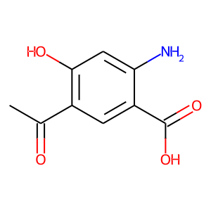 5-Acetyl-2-amino-4-hydroxybenzoic acid