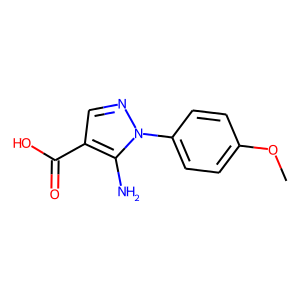 5-Amino-1-(4-methoxyphenyl)-1H-pyraxole-4-carboxylic acid