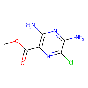 Methyl 3,5-diamino-6-chloropyrazine-2-carboxylate