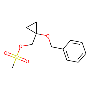 (1-(benzyloxy)cyclopropyl)methyl methanesulfonate