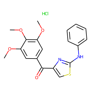 (2-(phenylamino)thiazol-4-yl)(3,4,5-trimethoxyphenyl)methanone hydrochloride