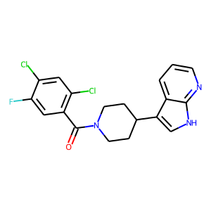 (2,4-Dichloro-5-fluorophenyl)[4-(1H-pyrrolo[2,3-b]pyridin-3-yl)-1-piperidinyl]methanone