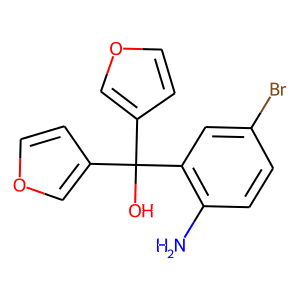 (2-amino-5-bromophenyl)di(furan-3-yl)methanol