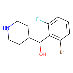 (2-bromo-6-fluorophenyl)(piperidin-4-yl)methanol