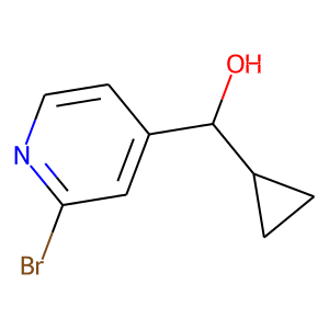 (2-bromopyridin-4-yl)(cyclopropyl)methanol