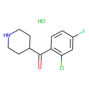 (2-chloro-4-fluorophenyl)-4-piperidinyl-Methanone hydrochloride