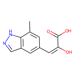 (2E)-2-Hydroxy-3-(7-methyl-1H-indazol-5-yl)-2-propenoic acid