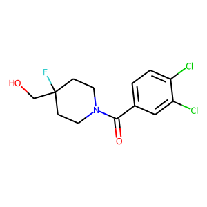 (3,4-Dichlorophenyl)[4-fluoro-4-(hydroxymethyl)-1-piperidinyl]methanone