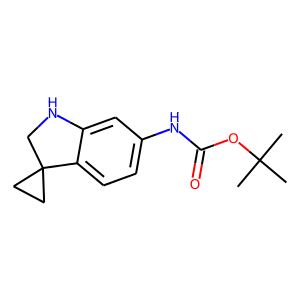 tert-butyl spiro[cyclopropane-1,3’-indolin]-6’-ylcarbamate