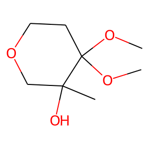 Tetrahydro-4,4-dimethoxy-3-methyl-2H-pyran-3-ol