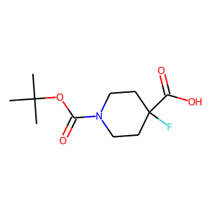 1-(tert-butoxycarbonyl)-4-fluoropiperidine-4-carboxylic acid