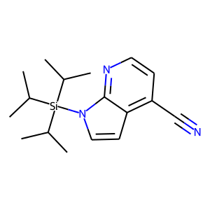 1-[Tris(1-methylethyl)silyl]-1H-pyrrolo[2,3-b]pyridine-4-carbonitrile